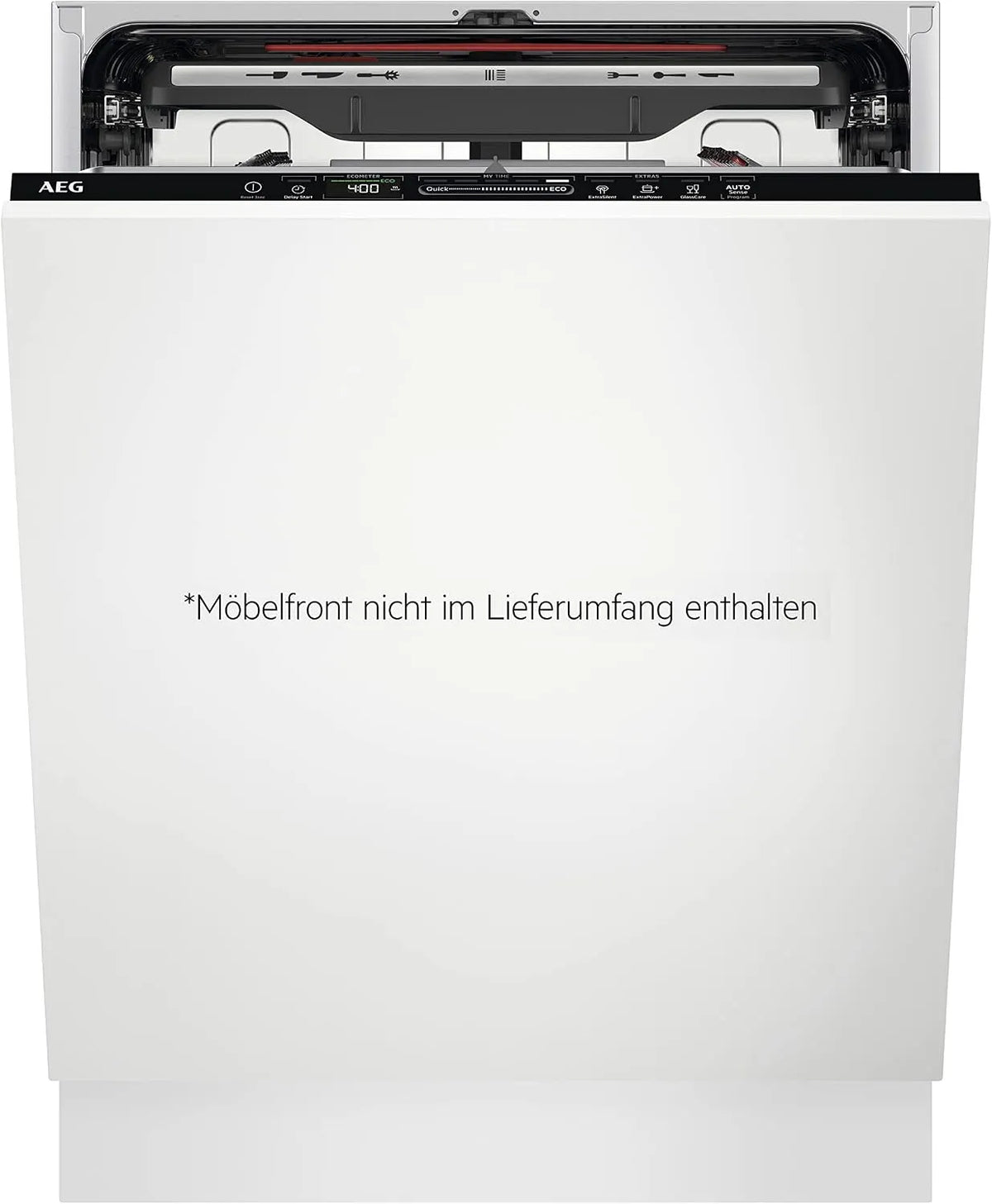 AEG 60 cm máquina de lavar loiça integradora, série 7000, proteção de vidro, classe C, gaveta de talheres, temporizador personalizável, ultra silencioso 40 dB