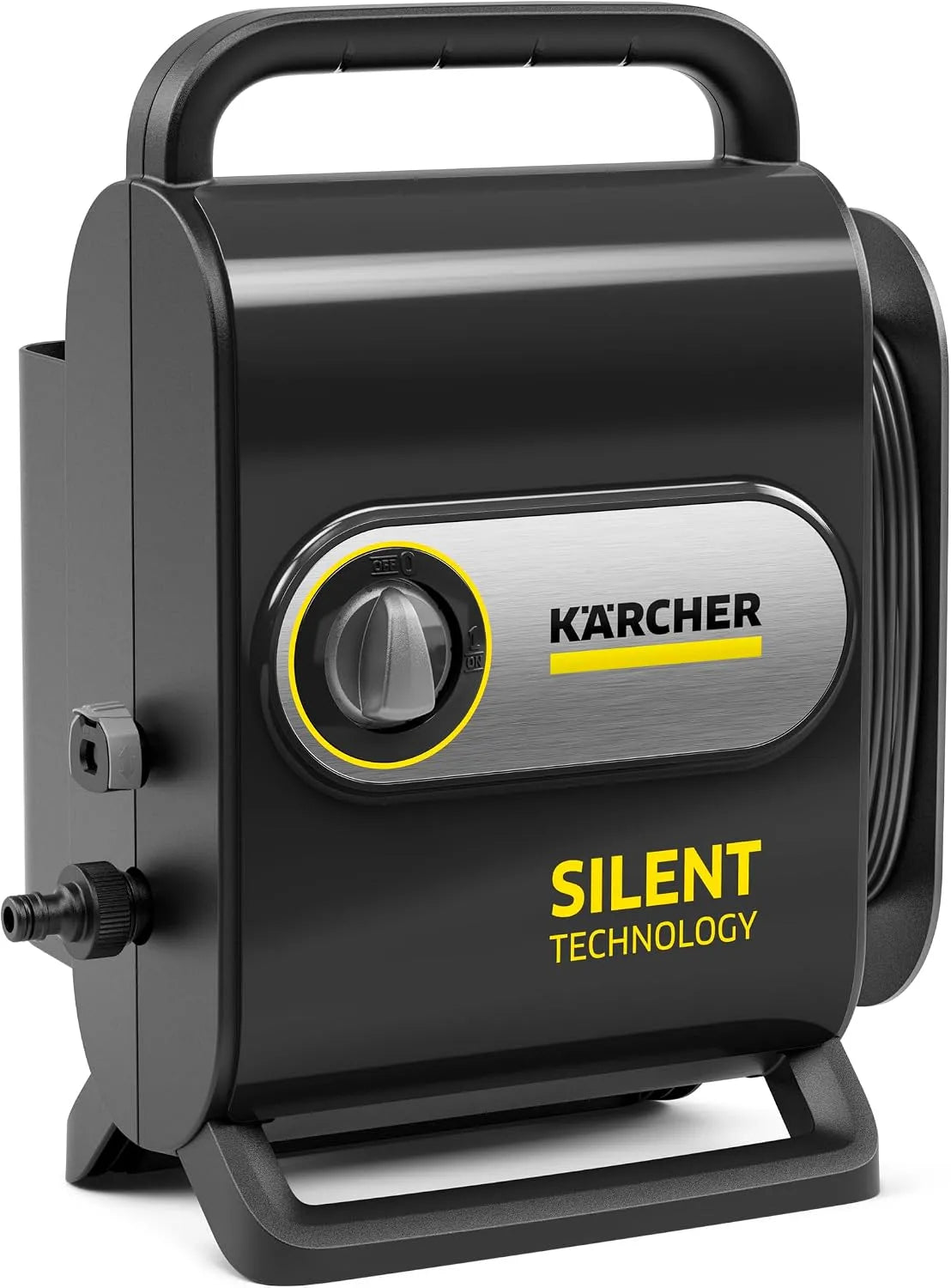 Kärcher Edição de aniversário de alta pressão mais limpa Silenciosa, 130 Bar, 420 l/h, Ultra Silenciosa, Eco!Booster Incluído, Preto