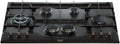 Hotpoint ARISTON Hotpoint 5 Placa de cozinha inox luzes de aço
