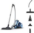 Rowenta Cyclonic Vacuum sem saco 900 W, Compacto com alta filtração e acessórios, Blue Model RO2981EA