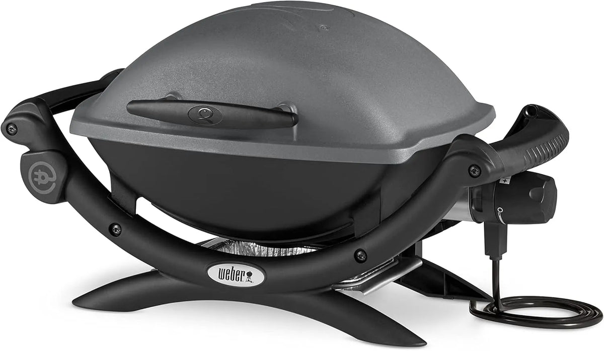 Weber Churrasco Q 1400 Preto/Gris em alumínio retangular