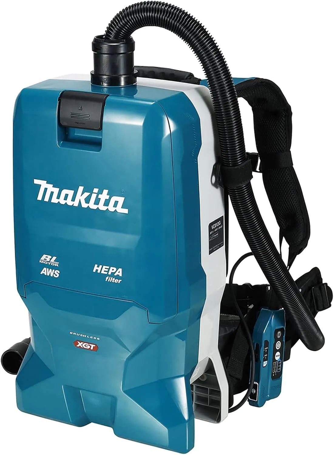 Makita 40 V XGT Li-ION Vacuum de volta sem fios - Bateria e carregador excluídos, Azul