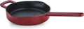 Fissler 24 cm fogão de ferro esmaltado Anti-stick para Bordeaux Red Induction