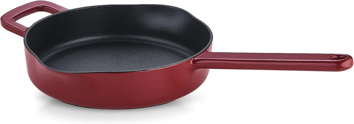 Fissler 24 cm fogão de ferro esmaltado Anti-stick para Bordeaux Red Induction
