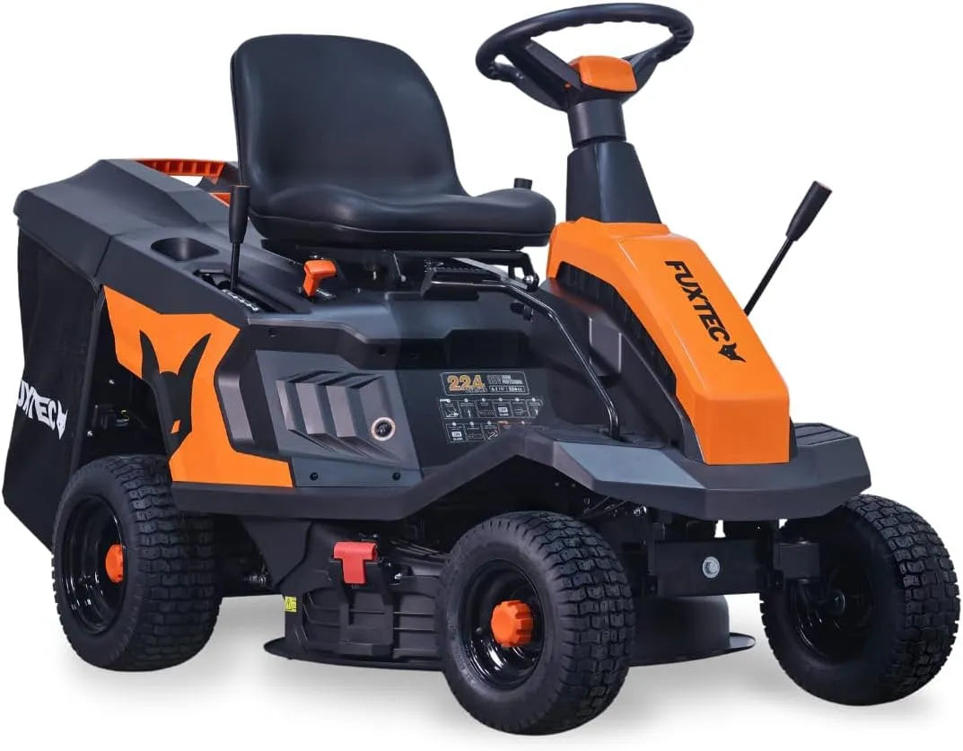 Fuxtec FX-RMR66 Tractor de Tom Auto-Rodopiado, 66 cm, para relvados até 2500 m²