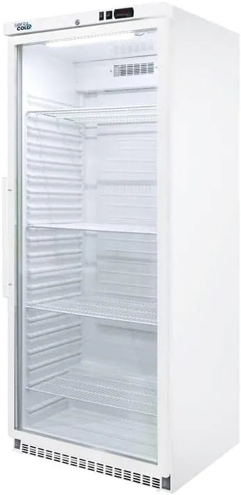 SOFRACA Armário refrigerado em aço inoxidável positivo com porta encaixada - 400 L - Branco