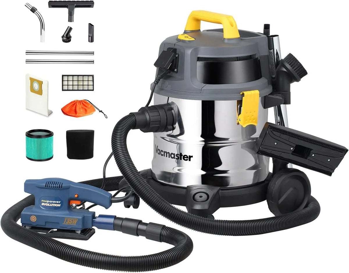 Vacmaster Industrial Vacmaster 1600 W 20 L - Filtro de aço inoxidável HEPA 13