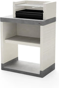 MAESTRO FERRETERO Churrasco de concreto para carvão - Plano de Modelo 1 - Superfície Grande 78x47x113 cm