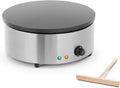 Royal Catering Profissional fabricante de crepe elétrico 3000 W em ferro fundido esmaltado - Diâmetro 40 cm
